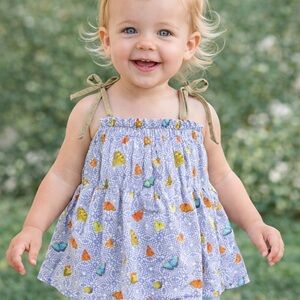 NWT Miki Miette Baby Girl Butterfly Top 24M Summer Toddler Tank Cute
